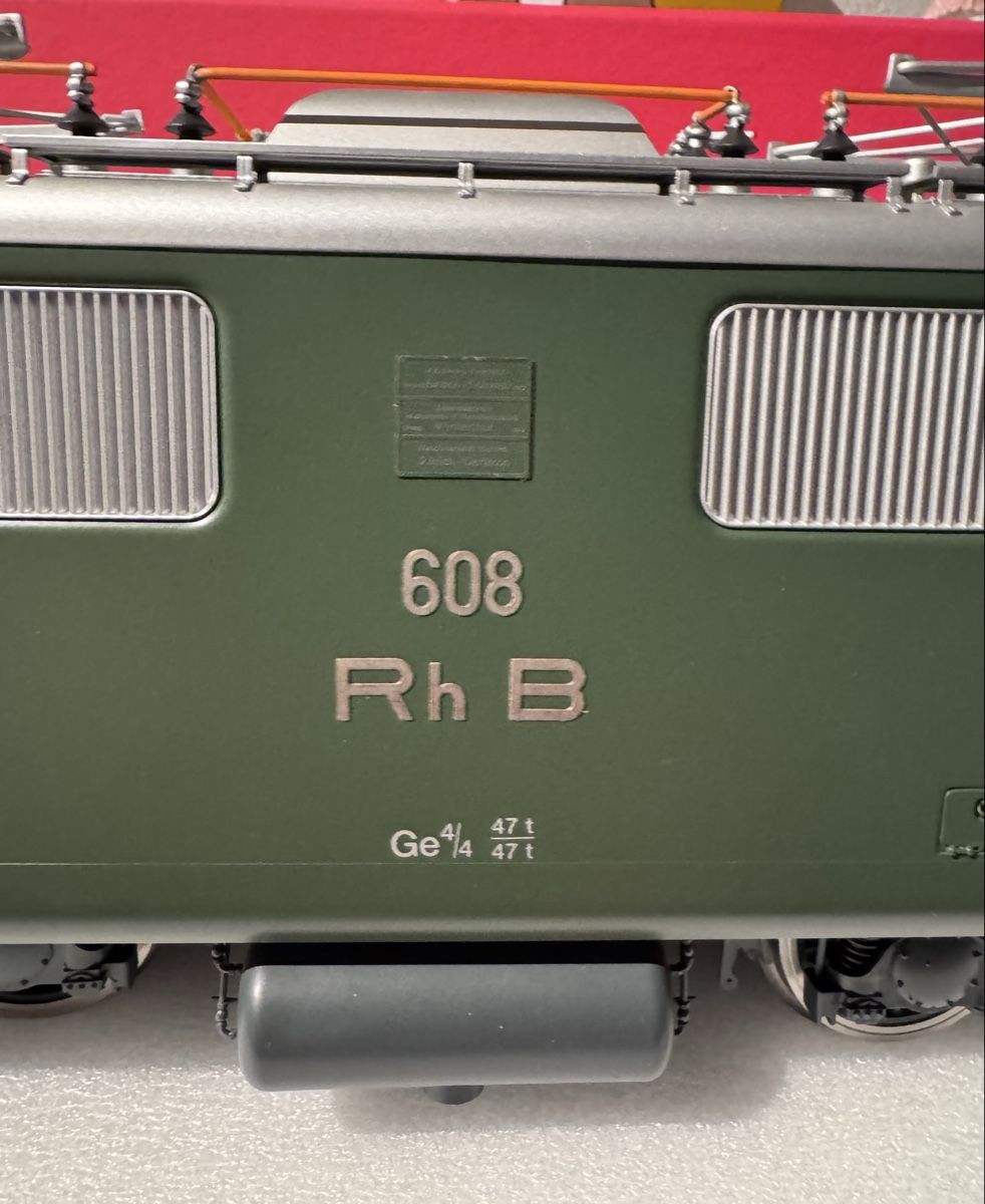 Modelleisenbahnen: RhB Messinglok Ge 4/4 I 608 Semaphore Topline – Gebraucht aus Esslingen von Ursr1 2