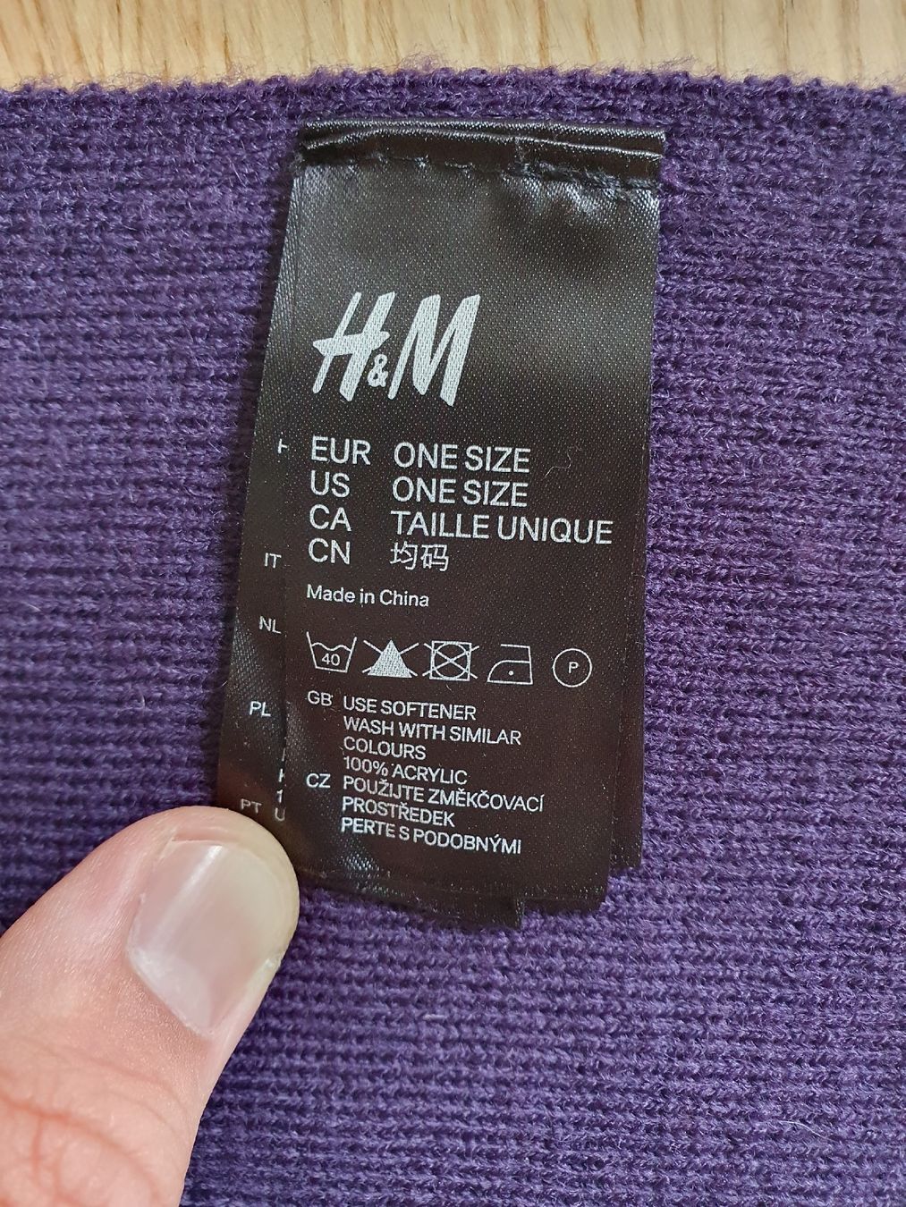 H&M Foulards, Tücher & Schals: Schal violett uni – Gebraucht aus Zürich von ceviname 2