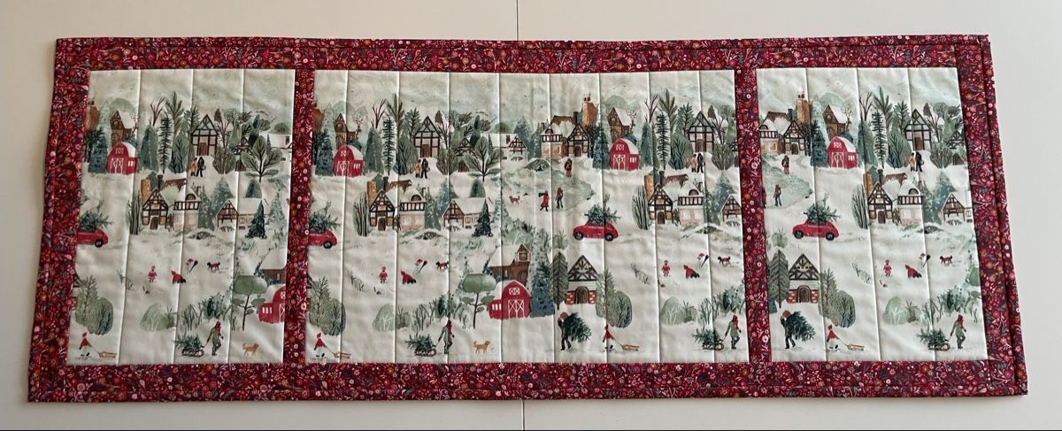Alle Dekorationen: Chemin de table de Noël patchwork  – Neu und originalverpackt aus La Chaux-de-Fonds von NathalieM07 7
