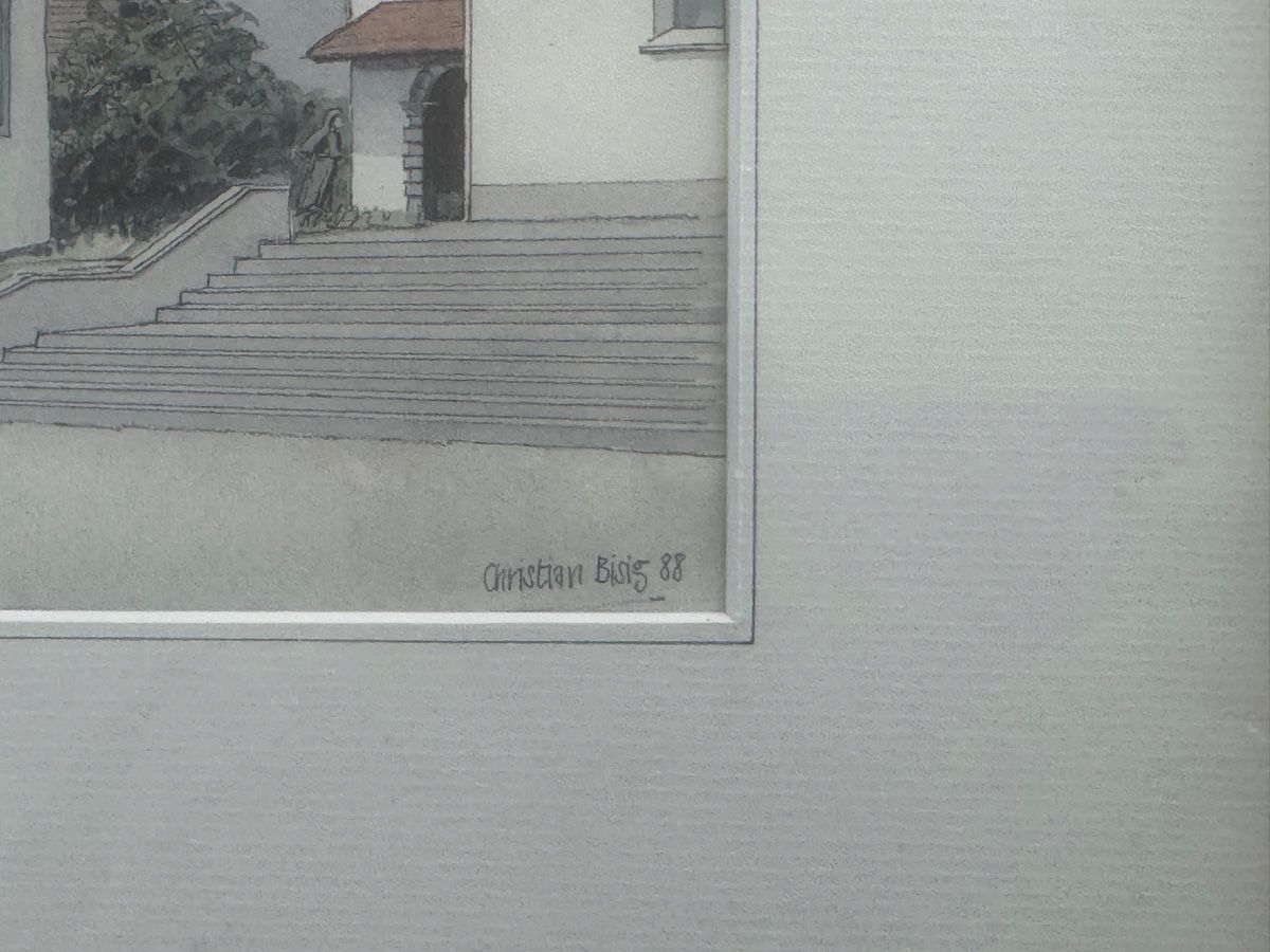 Gemälde: Christian Bisig Bild - Menzingen – Gebraucht aus Kriens von saintstone 2