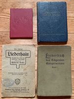 4 alte Liederbüchlein aus der Schweiz