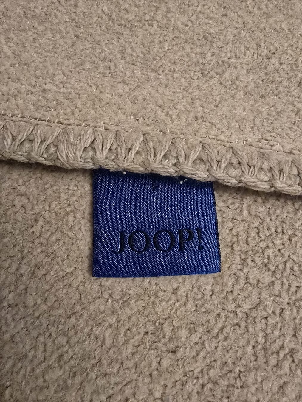 Decken: Couverture JOOP! 60% Coton 40% Polyacrylique Beige – Gebraucht aus BERN von froggyinternationale 1