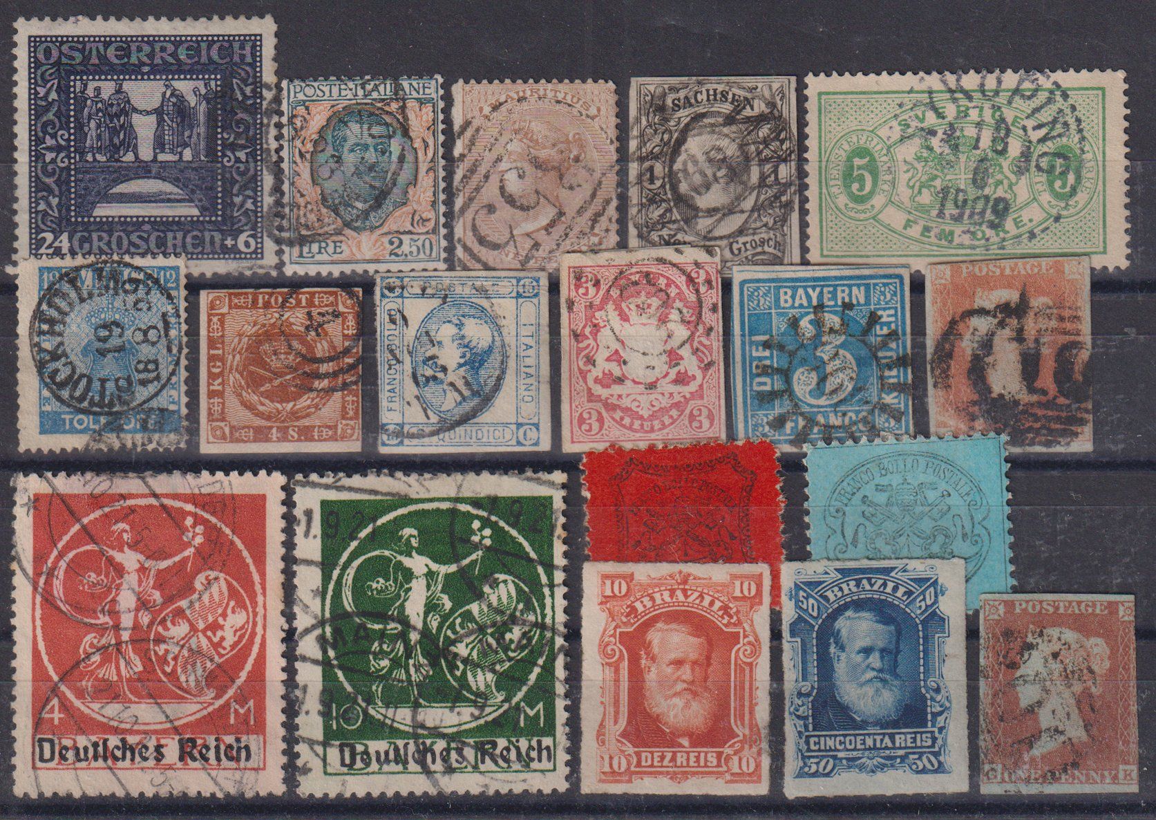 Tous les timbres: Auswahl Klassik Welt – D'occasion à Eschlikon TG par PhilCon