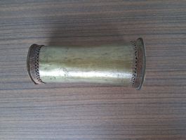 Armreif Messing verziert ethnisch Vintage