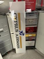 Cyprus Airways Reklame Plexi 1980,s