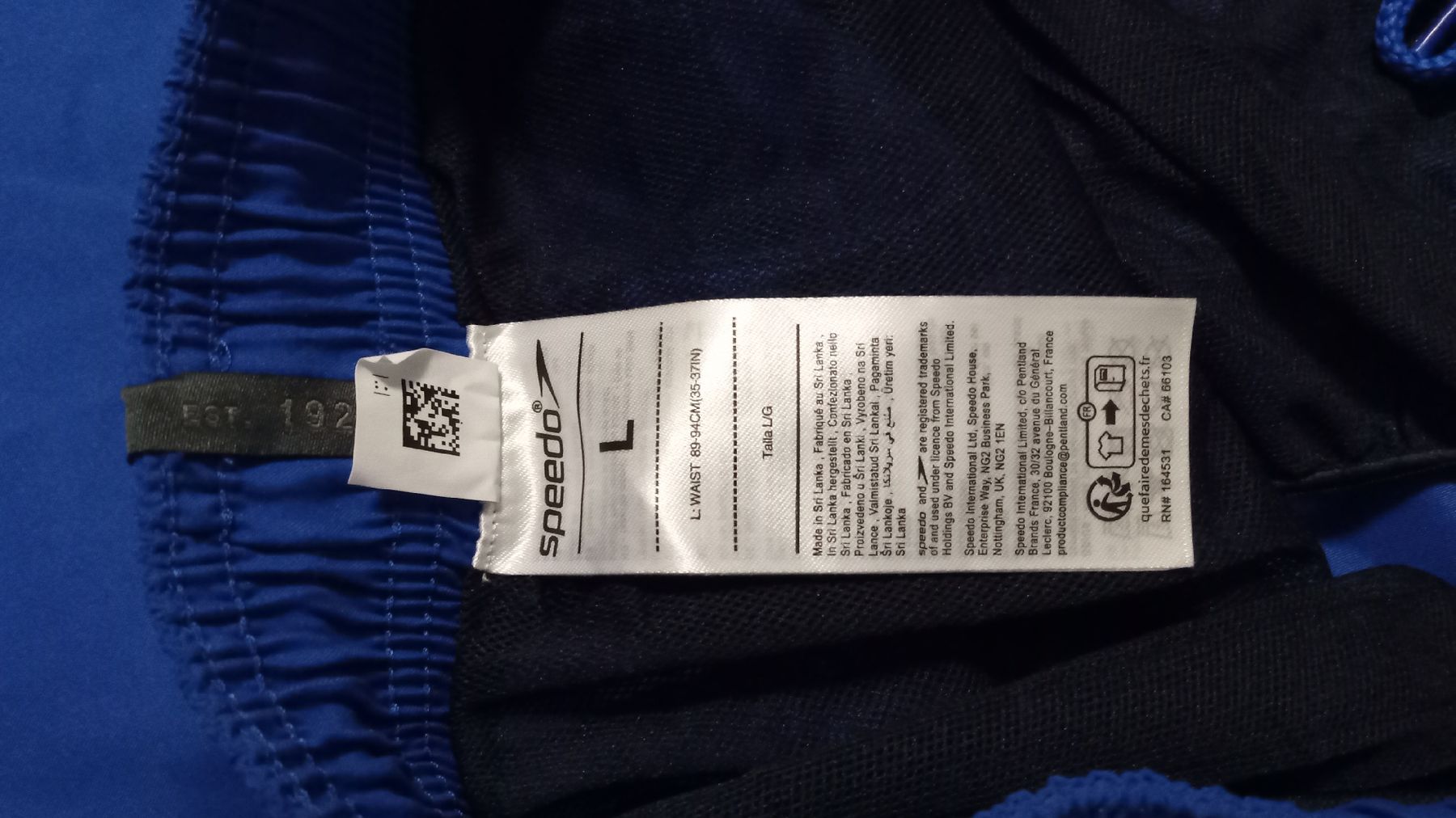 Speedo Costumi da bagno: NEW! Speedo Short de bain L bleu – Nuovo e nell'imballaggio originale da Meyrin venduto da pamanic 3