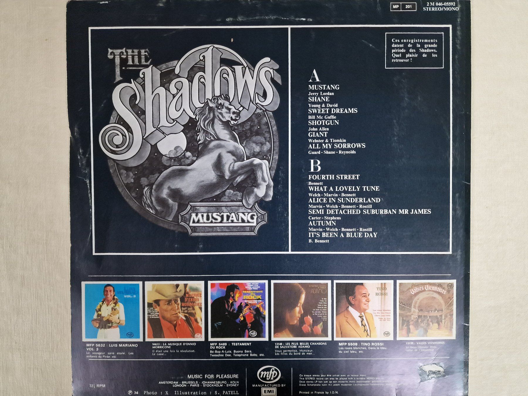 Schallplatten: The Shadows LP– Mustang – Gebraucht aus Root von atelier22 1