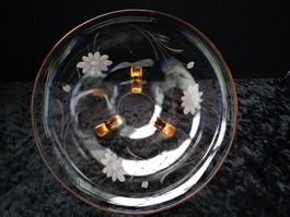 Glas-Schüssel antik