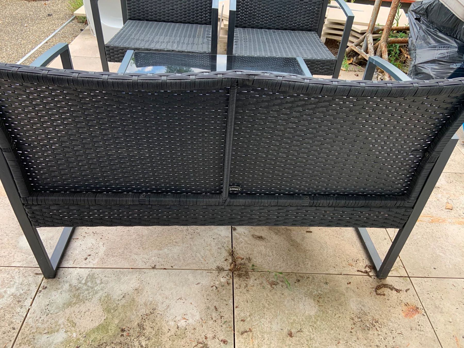 Tischset: Garten Lounge Sitzgarnitur Terrasse Limare Polyrattan – Gebraucht aus Nussbaumen AG von HelenaDavid1910 3
