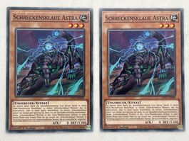 2x Schreckensklaue Astra - Top Zustand! Yu-Gi-Oh! Karte