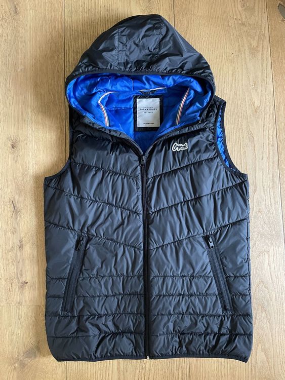 Jack & Jones Herren Weste - Baseball-Style Aus 100% Baumwolle