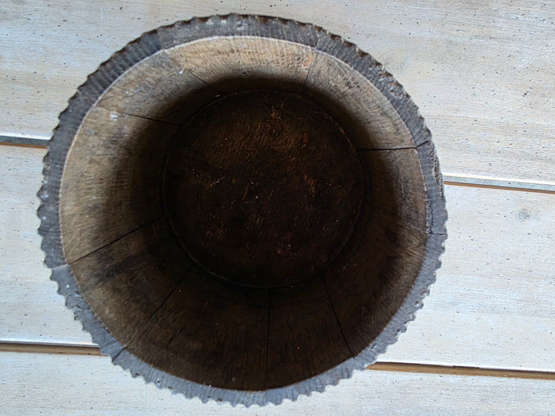 Töpfe: antiker Holz Bottich Eimer Topf 20 cm – Gebraucht aus Walterswil BE von Lonitti 7