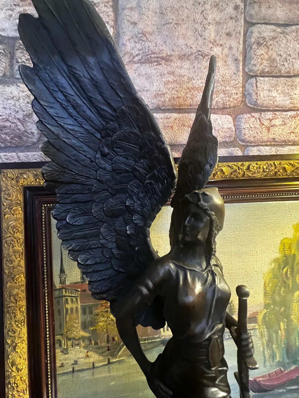 Statuette: Bronze Figur Engel Des Friedens echte Hingucker 64 cm – Usato da Oberengstringen venduto da Cici7 6