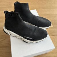 Used Balenciaga Speed Trainer Black white (2018) size EU 41