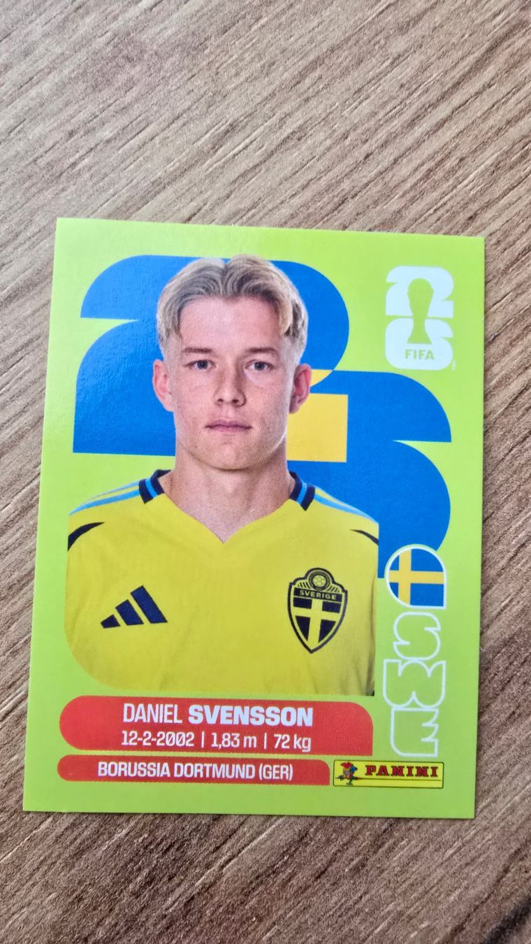 Panini Carte collezionabili: Panini WM 2026 Sweden Daniel Svensson – Nuovo (secondo la descrizione) da Seewen SZ venduto da mads_around