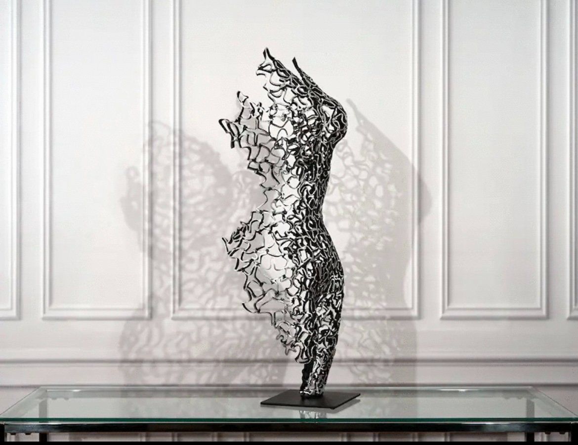 Sculture & Statue: Weibliche Büste - Metallskulptur - Handarbeit – Nuovo (secondo la descrizione) da Ponte Tresa venduto da 11GalleriaAlterEgo11 2
