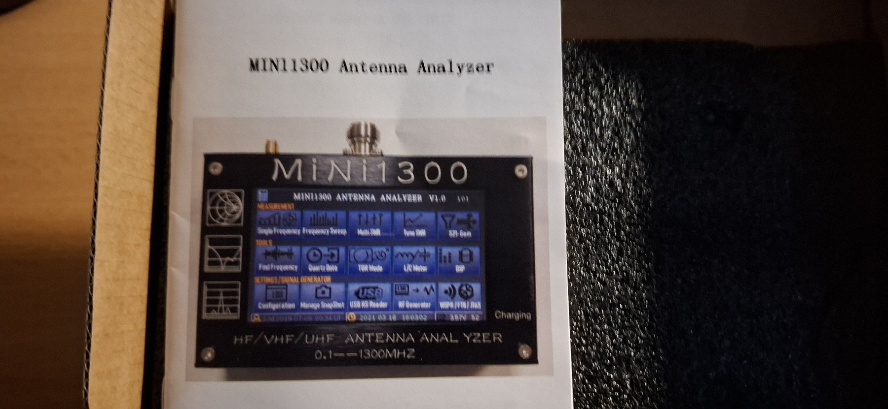 Funktechnik: GT Mini 1300 Antenna Analyzer mit Akku – Neu und originalverpackt aus Chur von Giffa-04-06 2
