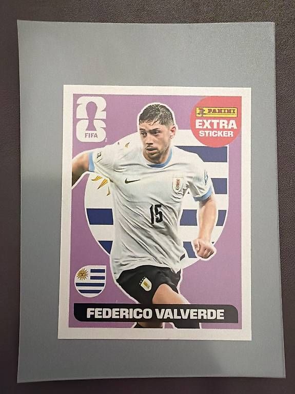 Panini Carte collezionabili: Panini extra styckers valverde violet – Usato da Pully venduto da mel_p2cq
