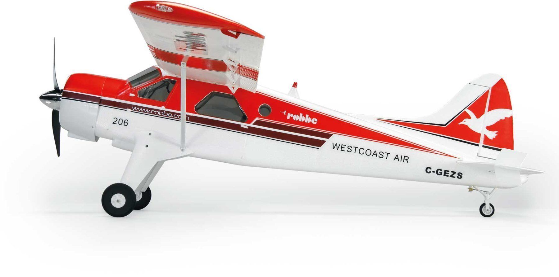 Robbe RC Kits de montage: Robbe DHC-2 BEAVER "AIR BEAVER" ROT PNP – Neuf avec emballage d'origine à Horgen par RcModell 5