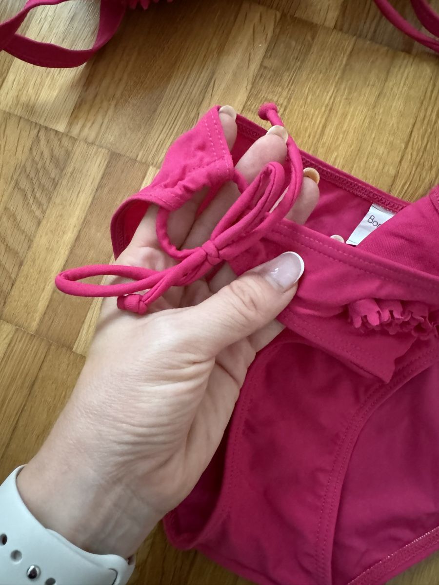 Altra biancheria intima: Bikini pink 75 B & Badehose Gr. M - Raffung Bänder – Usato da Jona venduto da Good_luck_ 6