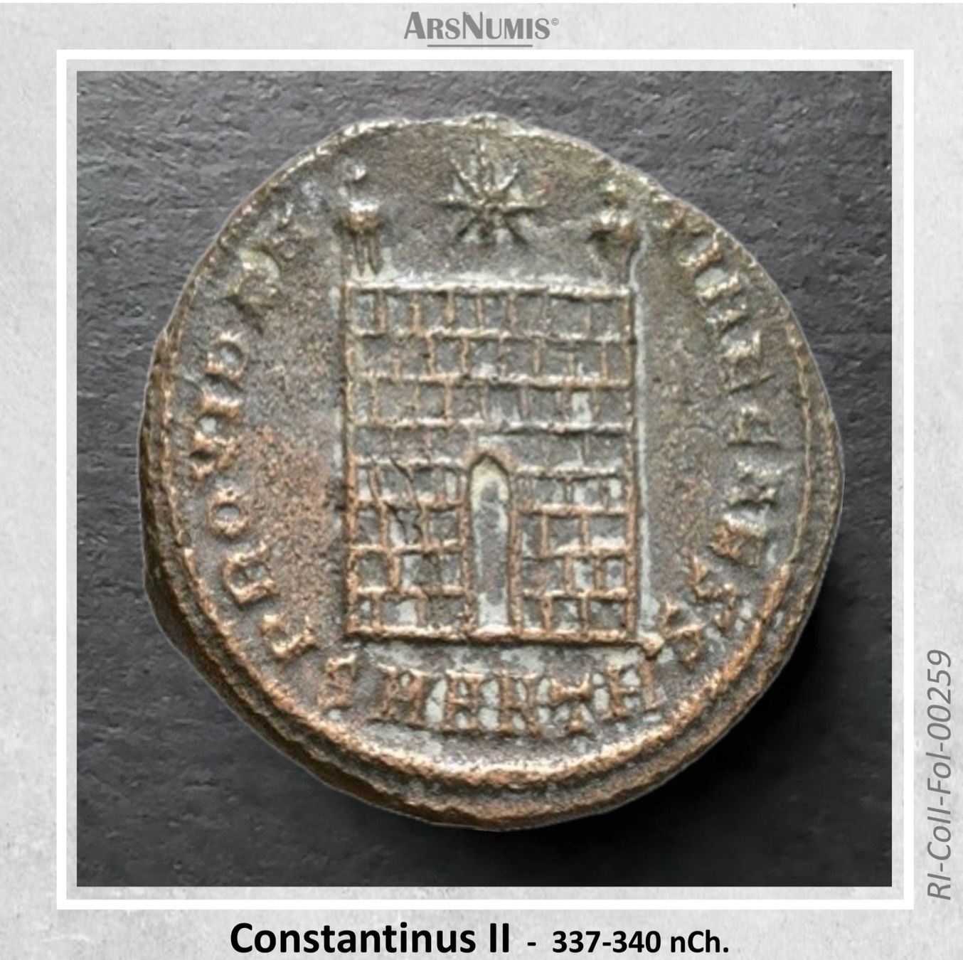 Tutti le monete: Römische Münze - Constantinus II – Usato da Oberwil b. Zug venduto da ArsNumis 1
