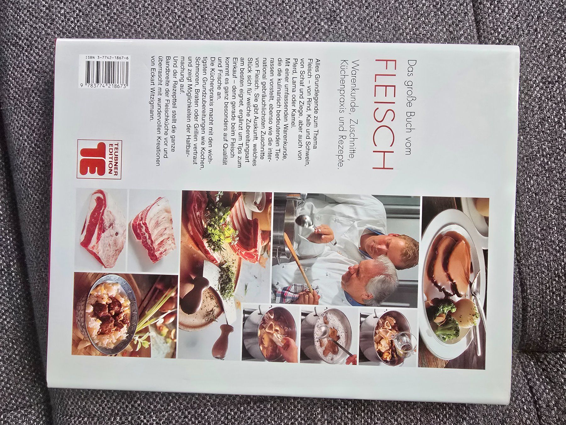 Libri: Teubner Kochbuch "Das grosse Buch vom Fleisch" – Usato da Büttikon AG venduto da Amineah 1