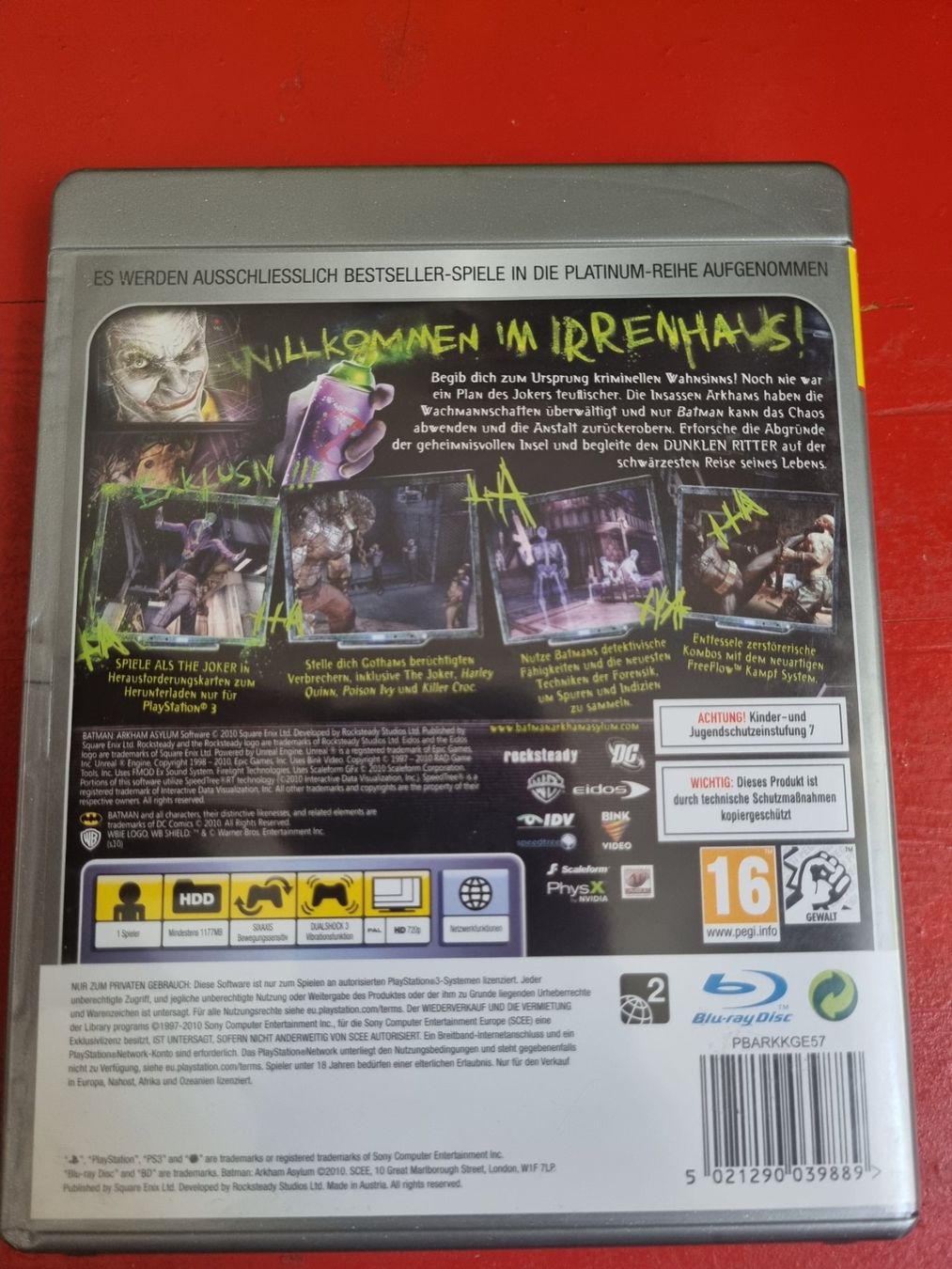 Sony Jeux: Batman Arkham Asylum PlayStation 3 – D'occasion à Pollegio par Isaiaaaa96 1
