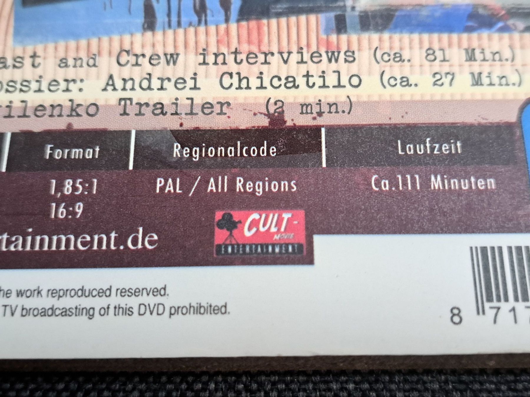 Alle DVDs: DVD EVILENKO, David Grieco 2-Disc UNCUT Collector's Edition – Neu (gemäss Beschreibung) aus Unterseen von Kanica 7