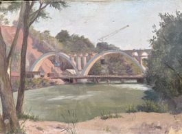 Everilda FELS (1909–2003) Le Pont de la Jonction, Genève, 19