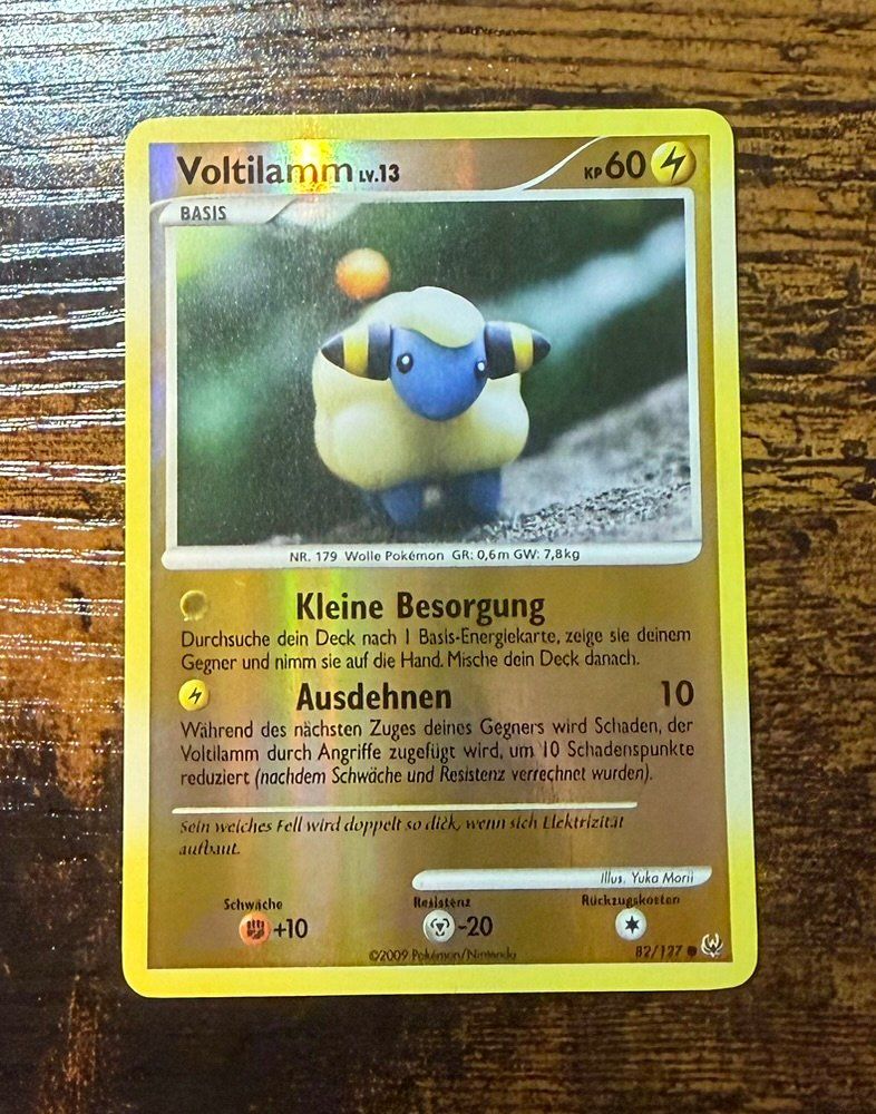 Pokémon Carte collezionabili: Voltilamm Reverse Holo 82 Yuka Morii – Usato da Zürich venduto da PEACECOCOON
