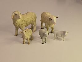 Schöne Schäfchen-Familie, 5-teilig 🐑