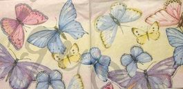 Serviette schmetterlinge 25x25 (t231) 2Stk.