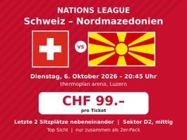 Nations League Schweiz – Nordmazedonien 