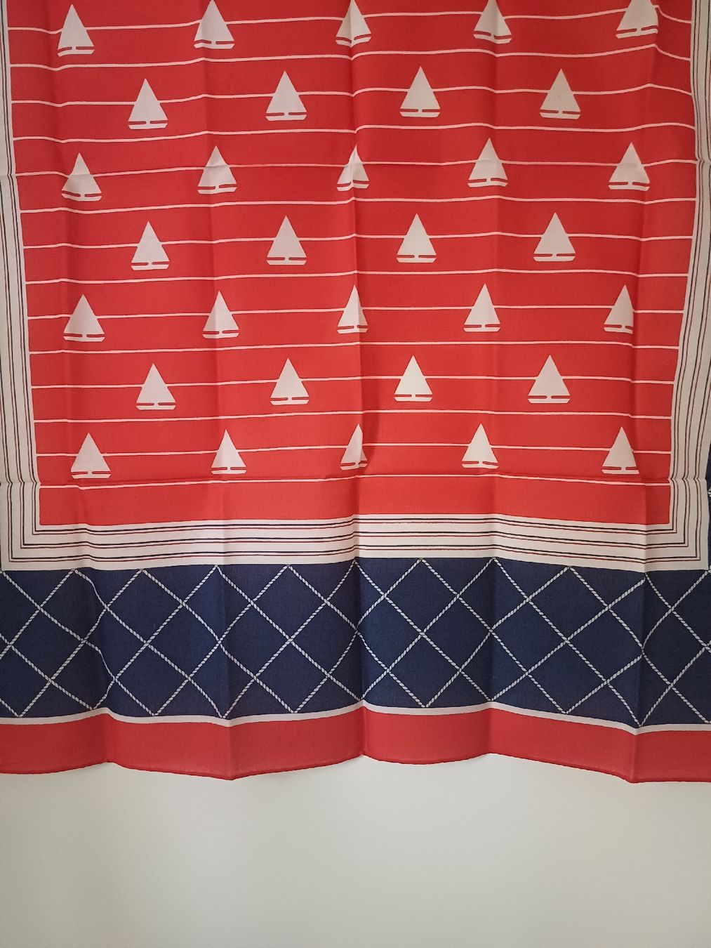 Foulard & Sciarpe: Segelboot Tuch, 77x76cm – Nuovo (secondo la descrizione) da Zürich venduto da Avocadokern 2