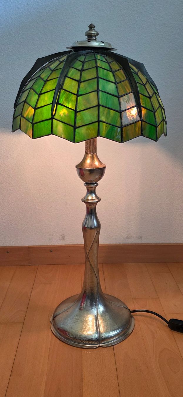Lampade: Antike Tischlampe 800 Silber – Usato da Zürich venduto da spin23
