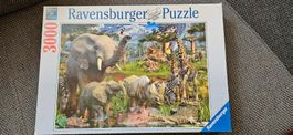 Ravensburger Safari Puzzle 3000 Teile, komplett, toll für...