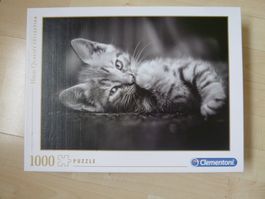 1000 Teile PUZZLE Clementoni KITTY          NEU    39422