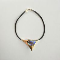 Pendentif unique Or 750 & Opale