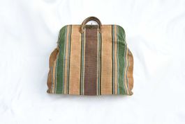 Antike Reisetasche ca. 1980 - mit Schlüssel & Lederinnenfach