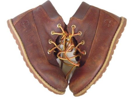 Gr. 28 / 29 TIMBERLAND braune Lederschuhe gepflegt Übergang