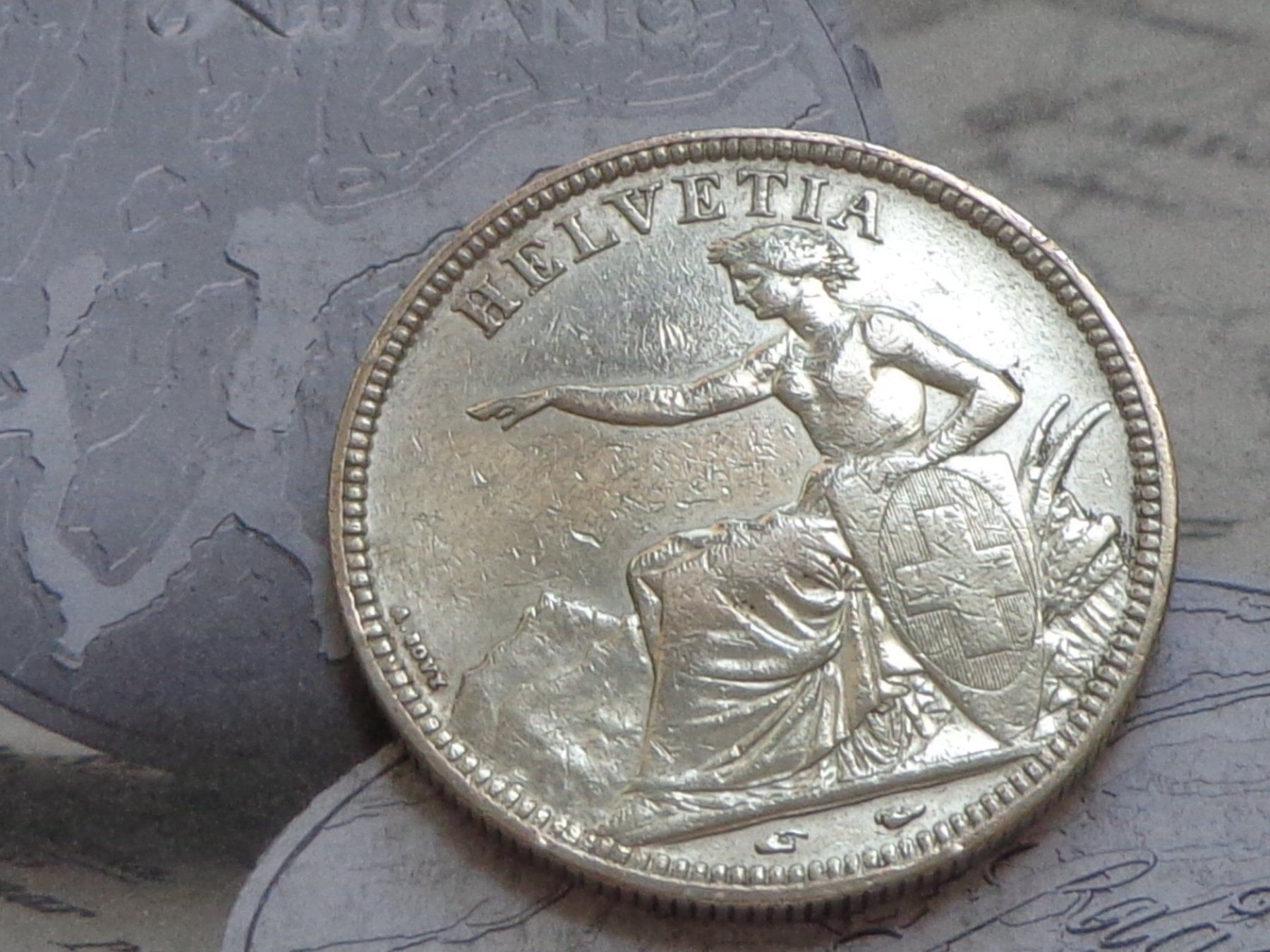 Toutes les monnaies: 5 Fr. 1851 A - Belle pièce – D'occasion à Pully par UCA01 1