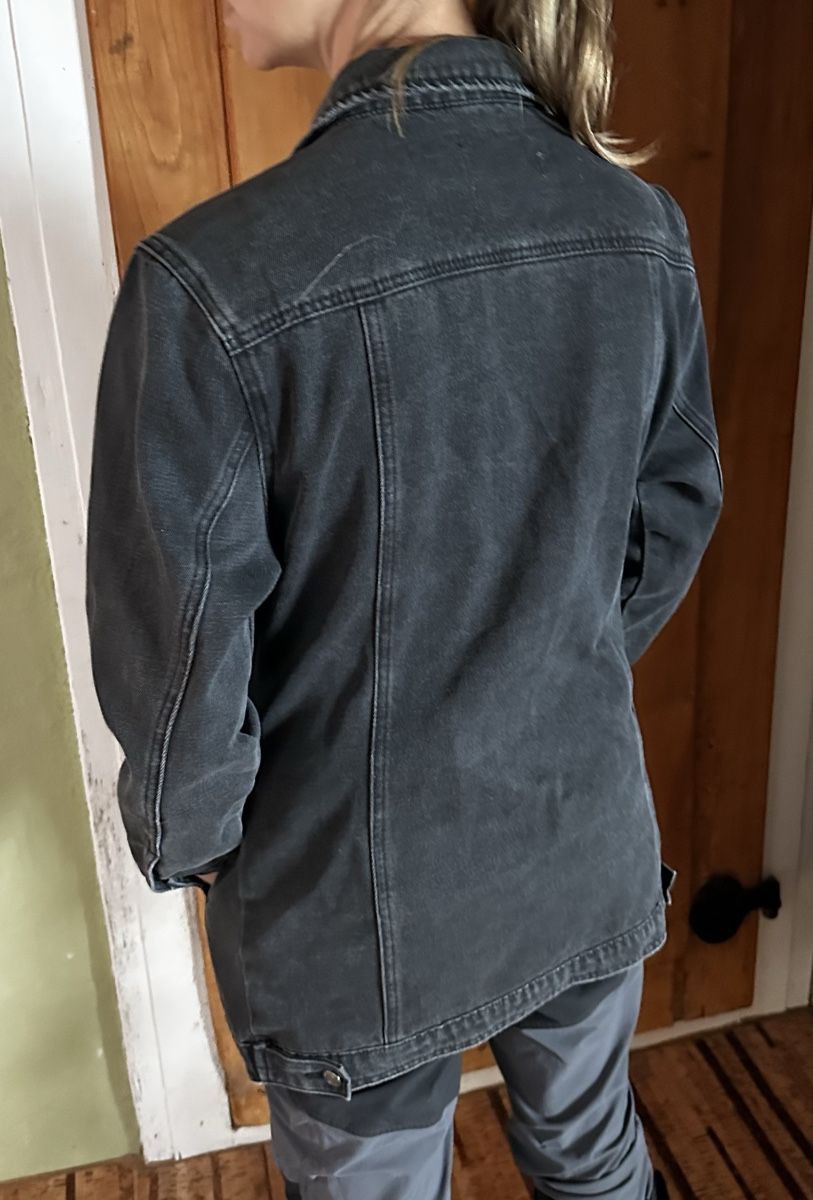Jacken: schwarze oversize Jeansjacke, Grösse 38 – Gebraucht aus Wolfhalden von Bilgi90 2