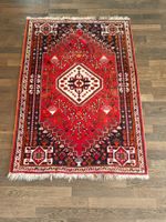 Orientteppich handgeknüpft - Medaillon rot