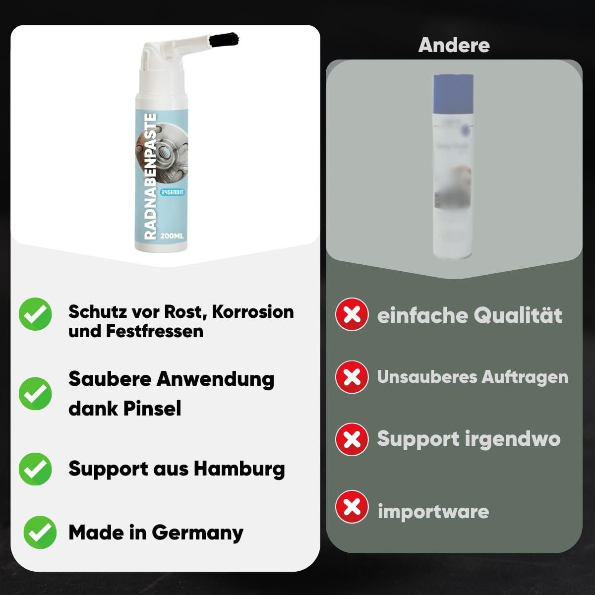 Tutti gli attrezzi: Keramikpaste Radnabenpaste 200 ml mit Pinsel Rostschutz – Nuovo e nell'imballaggio originale da Suhr venduto da SchnapperCH 4
