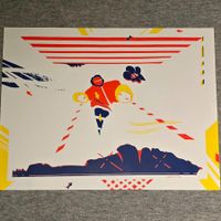 Andreas Walser - Original-Serigrafie I/V - handsigniert 1971
