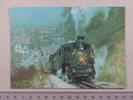 Giswil, Bahn, Dampflok HG 3/3, Strecke Giswil Meiringen