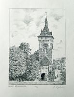 Kunstgrafiken Basel (6 Bilder),limitierte Auflage + signiert