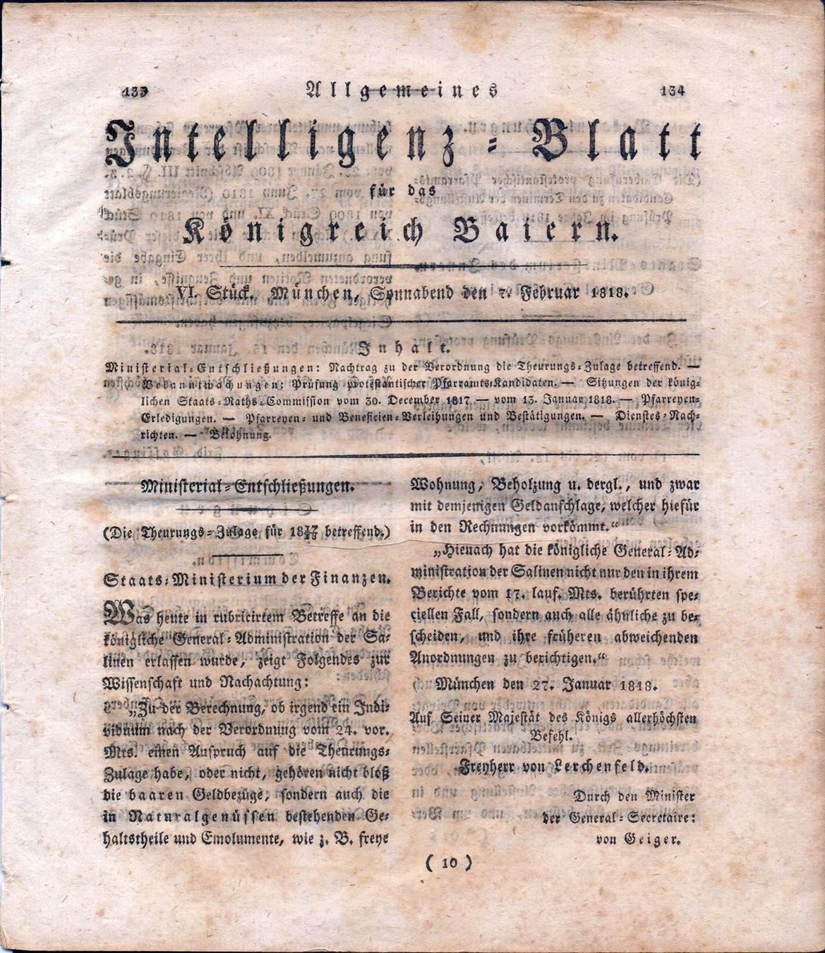 Riviste & Magazine: 208 Jahre alte Zeitung – Usato da Flamatt venduto da samowarow