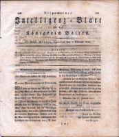 208 Jahre alte Zeitung