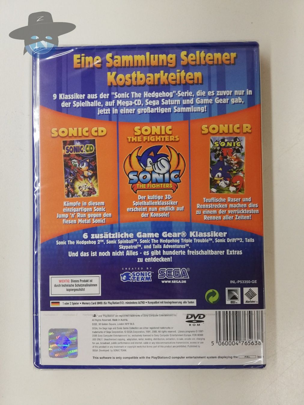 Sony Giochi: Sonic Gems Collection / NEU - sealed / PS2 – Nuovo (secondo la descrizione) da St. Gallen venduto da zorro_dc 1